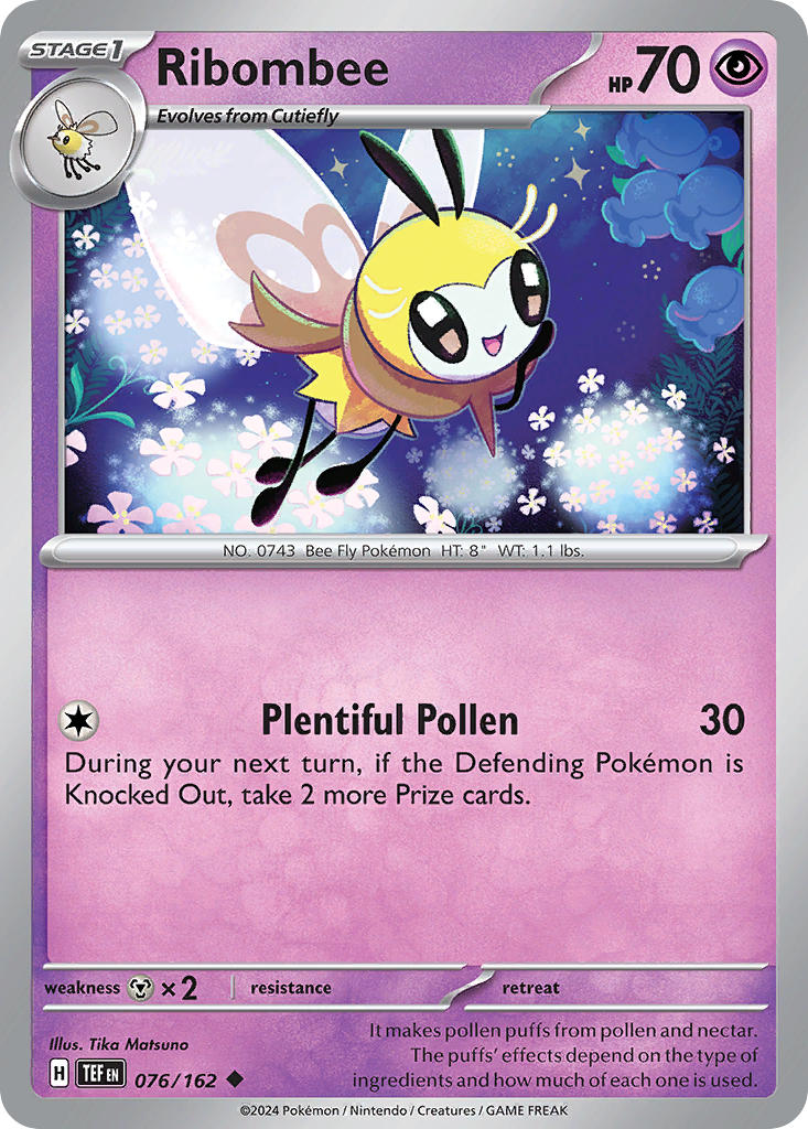 076/162 Ribombee The card cartel