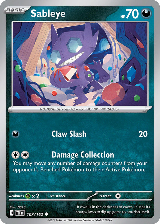 107/162 Sableye The card cartel