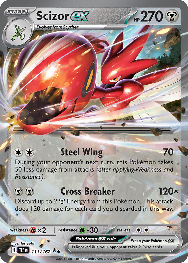 111/162 Scizor ex The card cartel