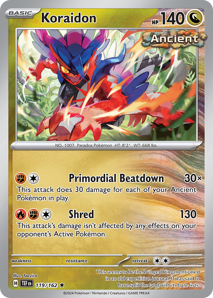 119/162 Koraidon The card cartel