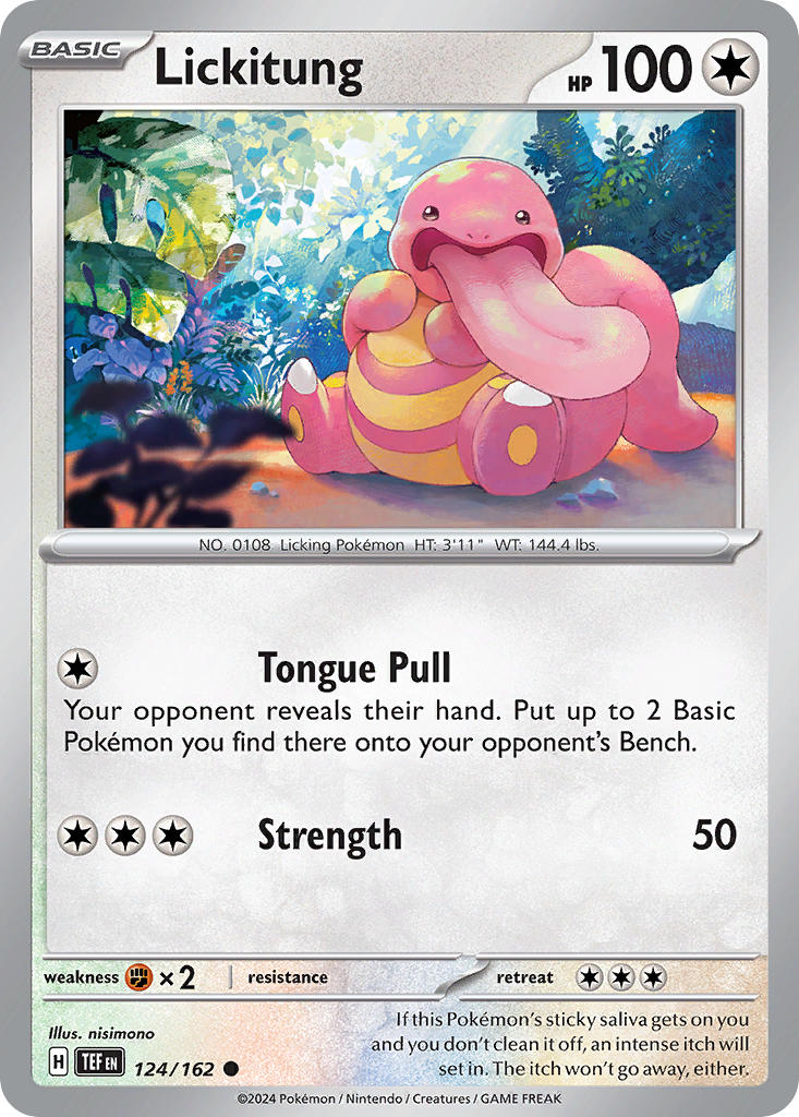 124/162 Lickitung The card cartel