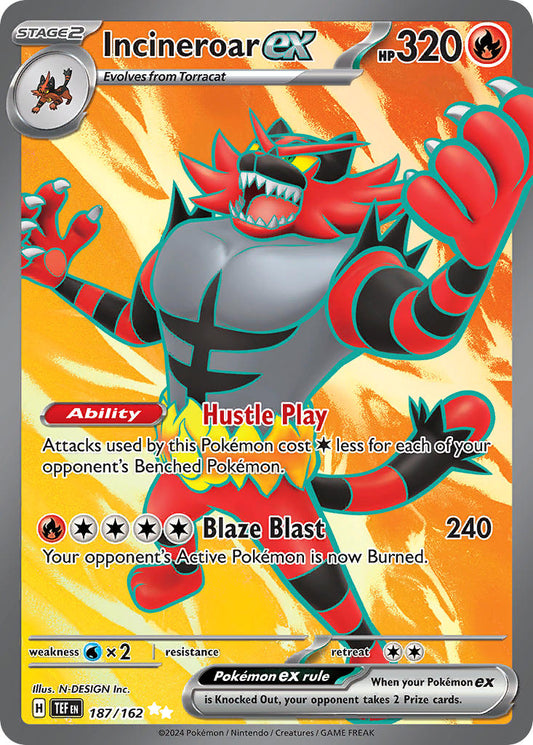 187/162 Incineroar ex The card cartel