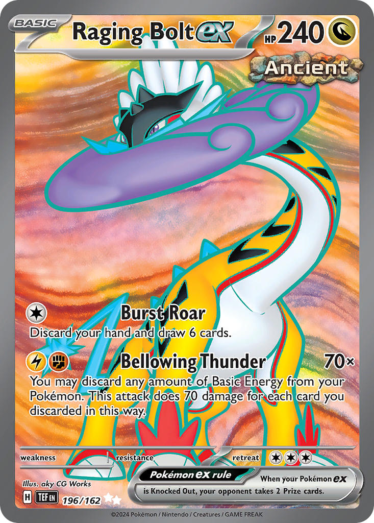 196/162 Raging Bolt ex The card cartel