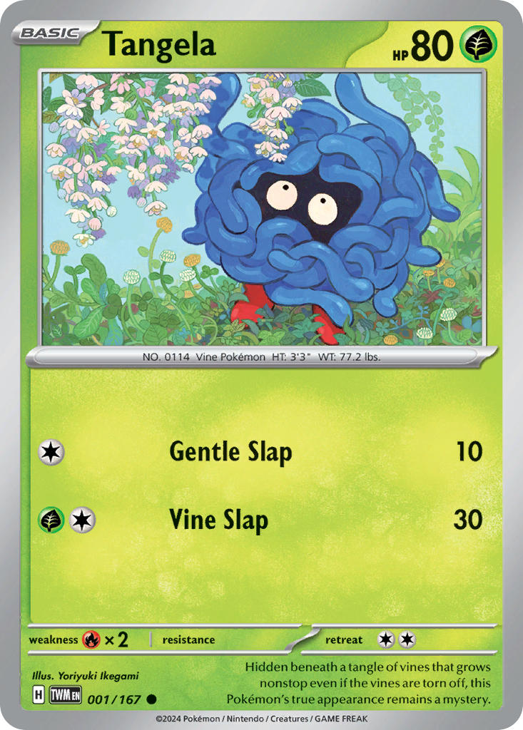 001/167 Tangela The card cartel