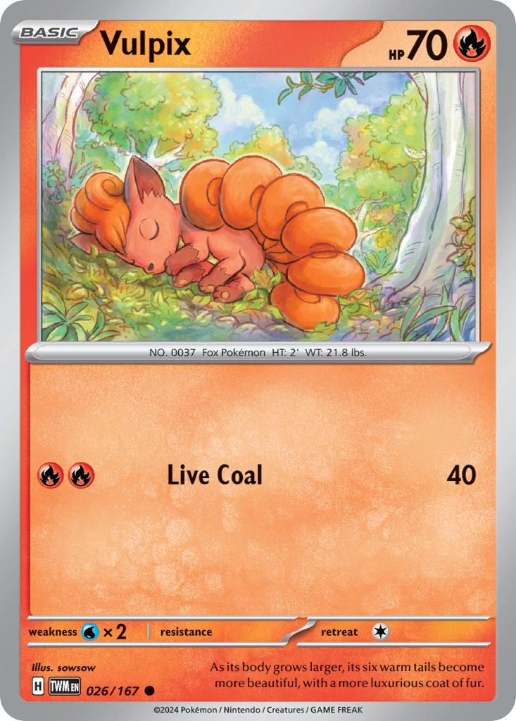 026/167 Vulpix The card cartel