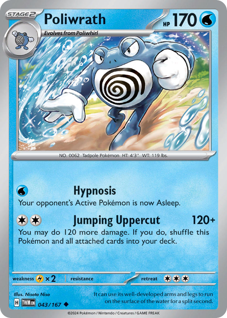 043/167 Poliwrath The card cartel