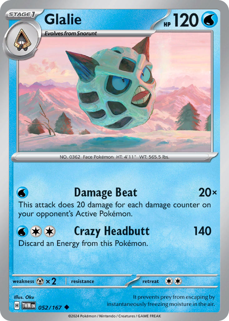 052/167 Glalie The card cartel