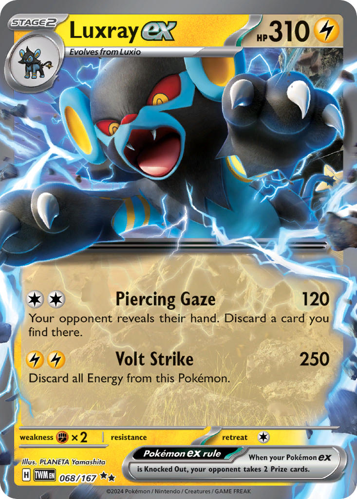 068/167 Luxray ex The card cartel