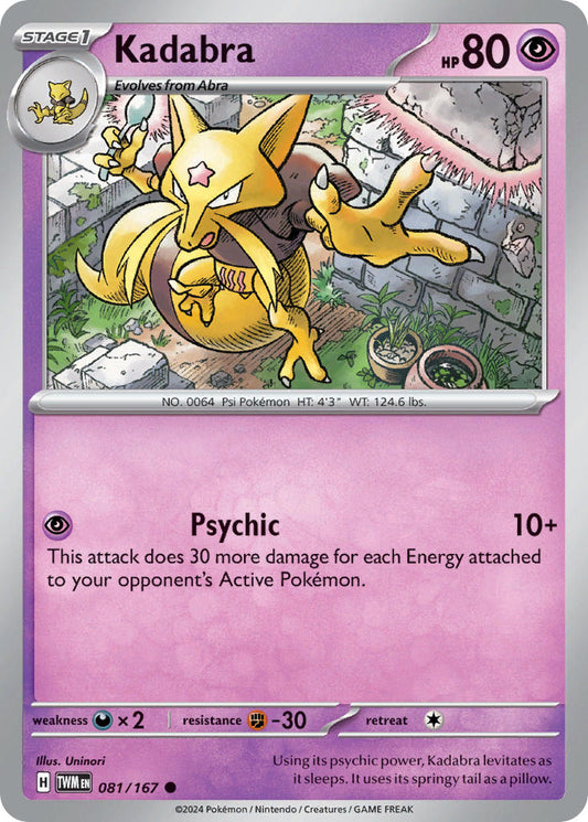 081/167 Kadabra The card cartel