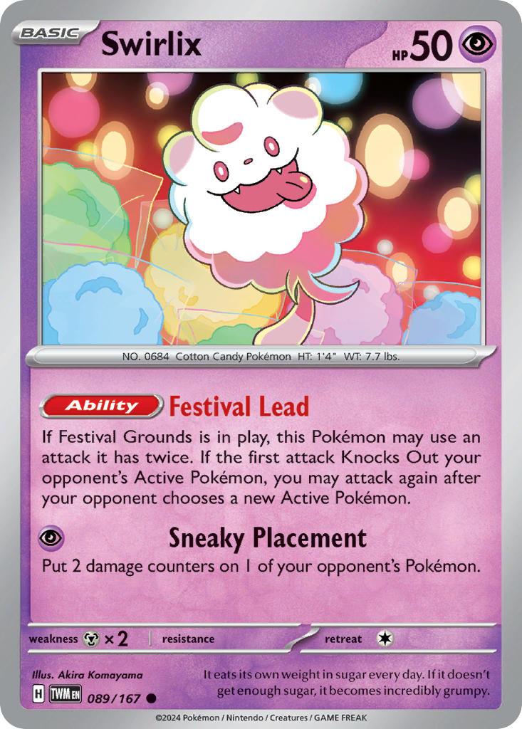 089/167 Swirlix The card cartel