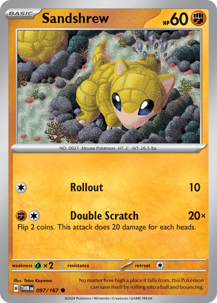 097/167 Sandshrew The card cartel