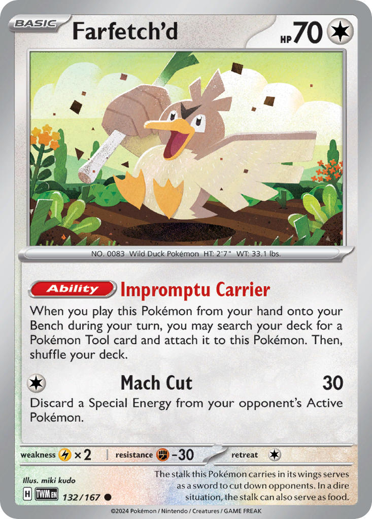 132/167 Farfetch’d The card cartel