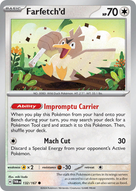 132/167 Farfetch’d The card cartel