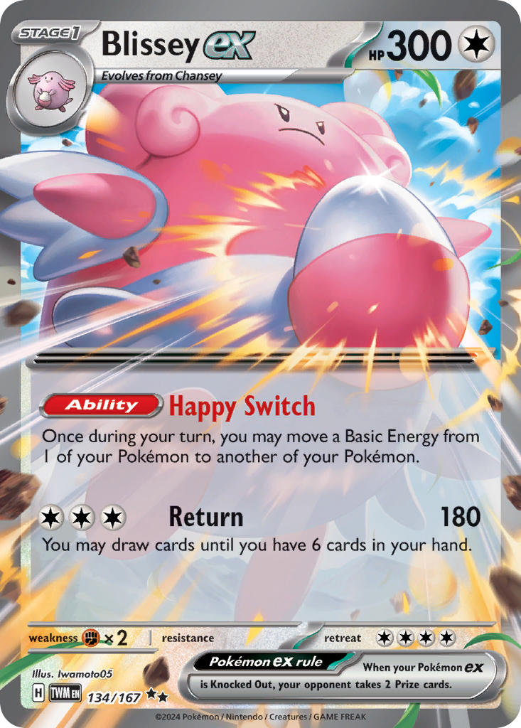 134/167 Blissey ex The card cartel