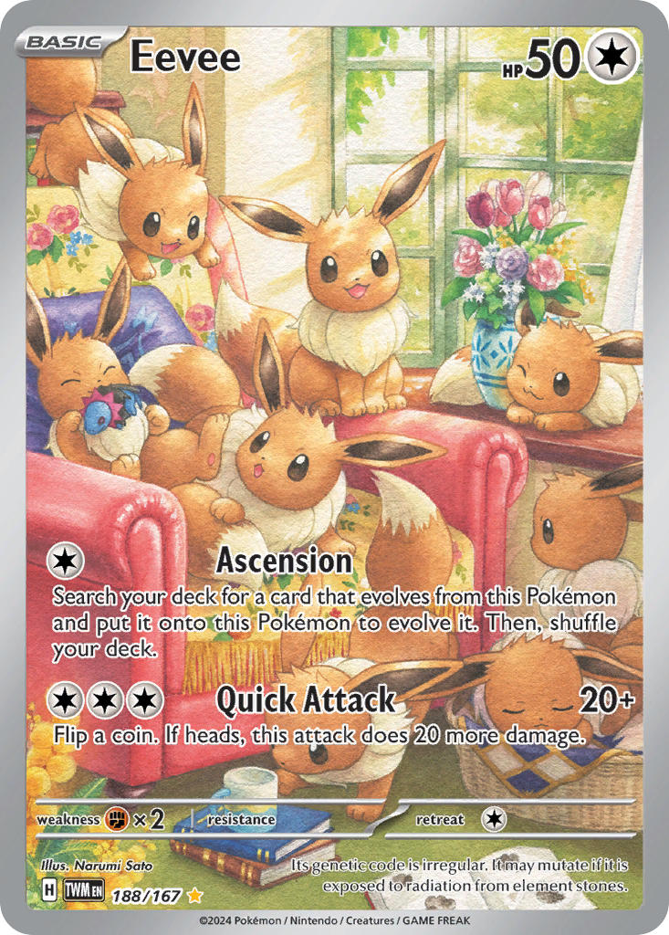 188/167 Eevee The card cartel