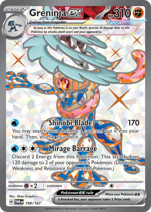 198/167 Greninja ex The card cartel