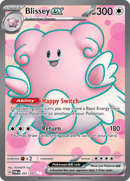 201/167 Blissey ex The card cartel