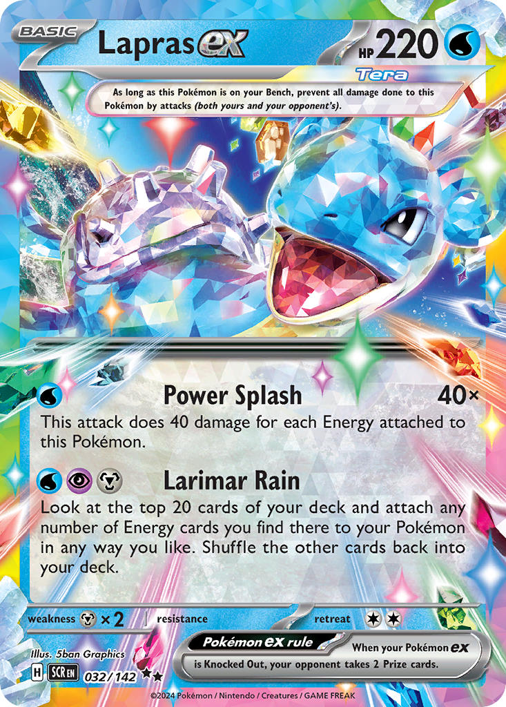 032/142 Lapras ex