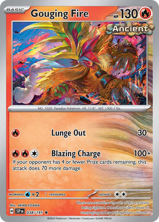 038/191 Gouging Fire