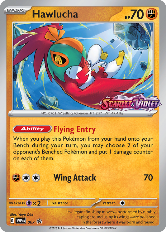 007  Hawlucha Promo The card cartel