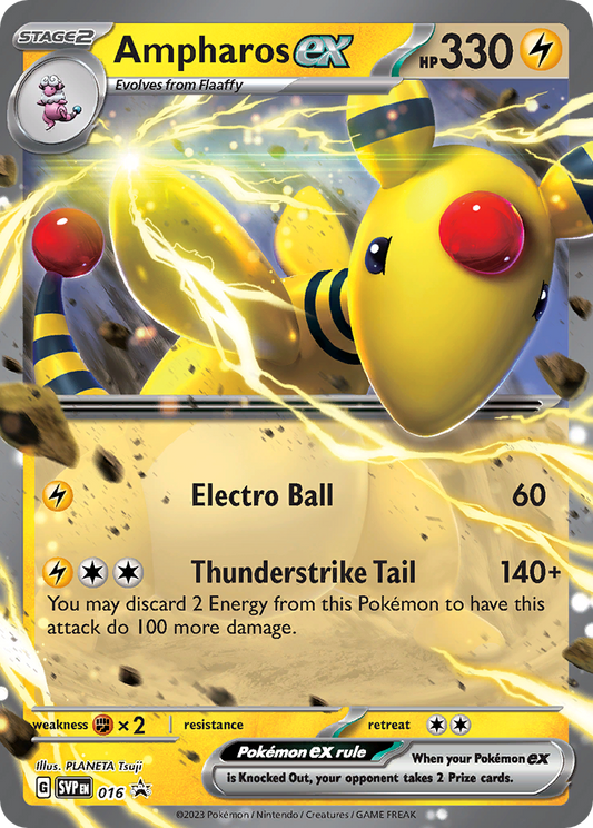 016  Ampharos ex  Promo The card cartel