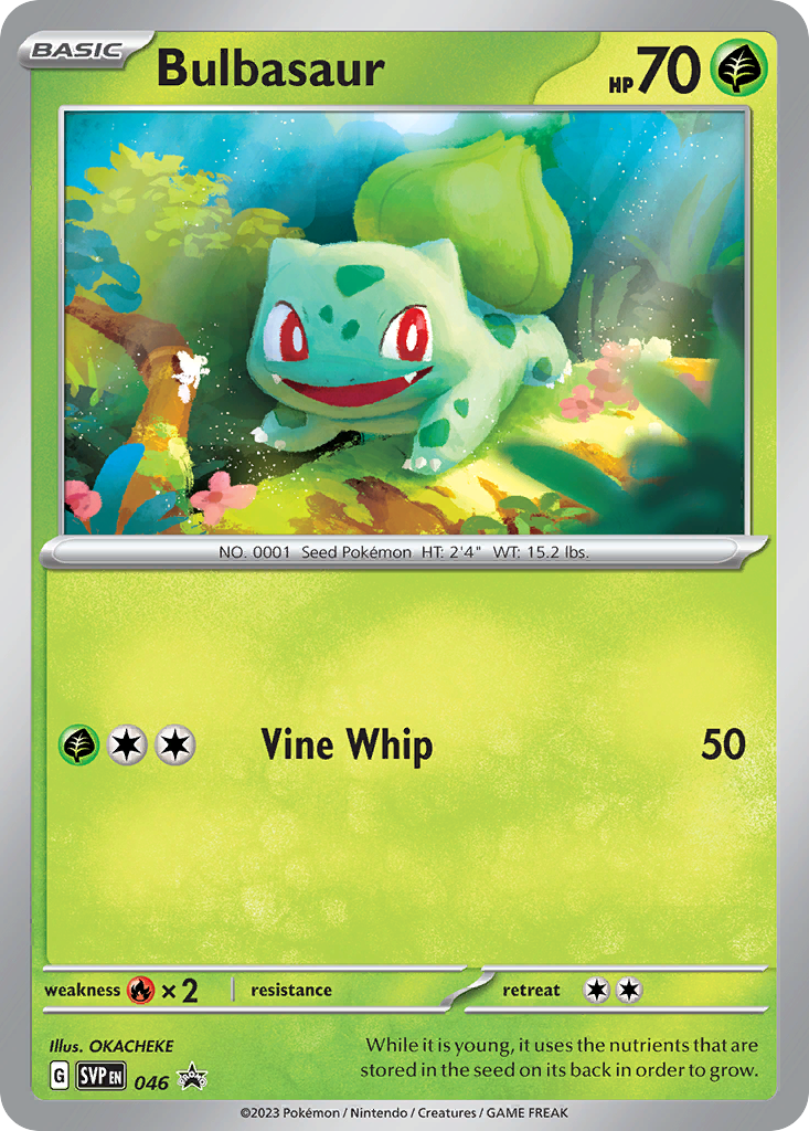 046  Bulbasaur  Promo The card cartel